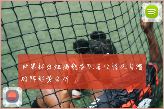 世界杯分组揭晓各队落位情况与潜对阵形势分析
